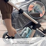 Zamboo Rain Cover for Pram Carrycot Waterproof Windproof Large Viewing Window view 3