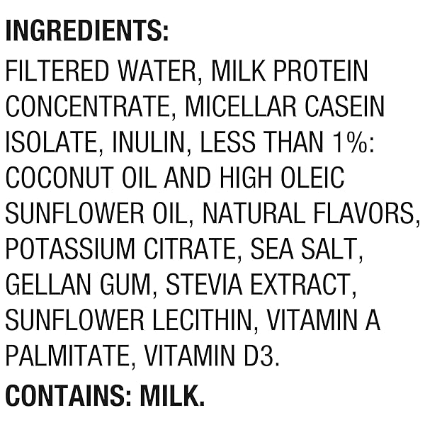 OIKOS PROTEIN SHAKE, VANILLA, 30G HIGH PROTEIN DRINKS, SHELF STABLE, READY TO DRINK, 5G PREBIOTIC FIBER, 12 FL OZ BOTTLE, 12 COUNT​