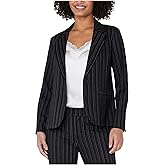 Liverpool Womens Stripe Knit Jacquard Fitted Blazer