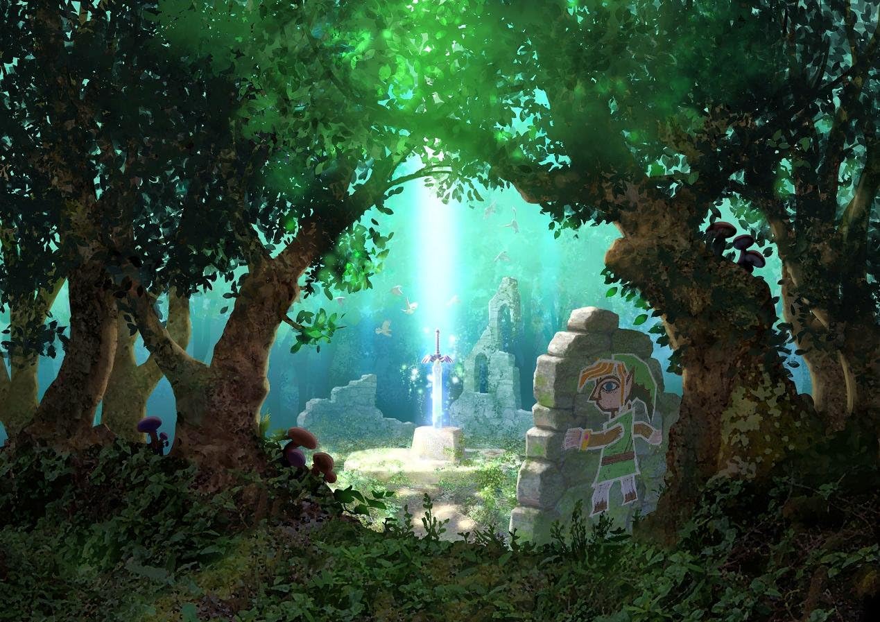 The Legend Of Zelda A Link Between Worlds Poster