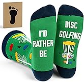 VICRAZY Disc Golf Socks For Men – Funny Disc Golf Gifts, Frisbee Accessories - Christmas Gift, Stocking Stuffers For Men, Dad