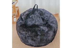 HAIHUA Tie Dye Bean Bag Chair Covers (No Filler),Comfy Plush Fluffy Bean Bag Chair Cover for Bedroom，Stuffed Animal Storage Bean Bag Chair Covers, Kids Adults Teens Girls Bean Bag Chairs, Anti-Slip, Tie Dye