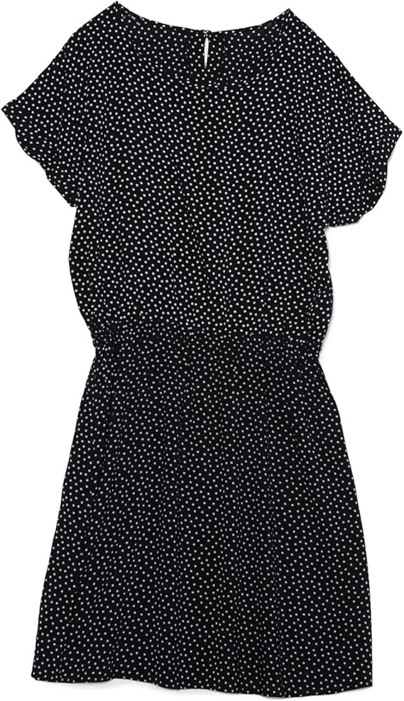 テチチ Te Chichi レーヨン水玉プリントワンピース ブラック M ワンピース チュニック 通販 Amazon