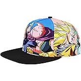 Dragon Ball Z Majin Buu & Goku Sublimation Panel Baseball Cap Multicolor