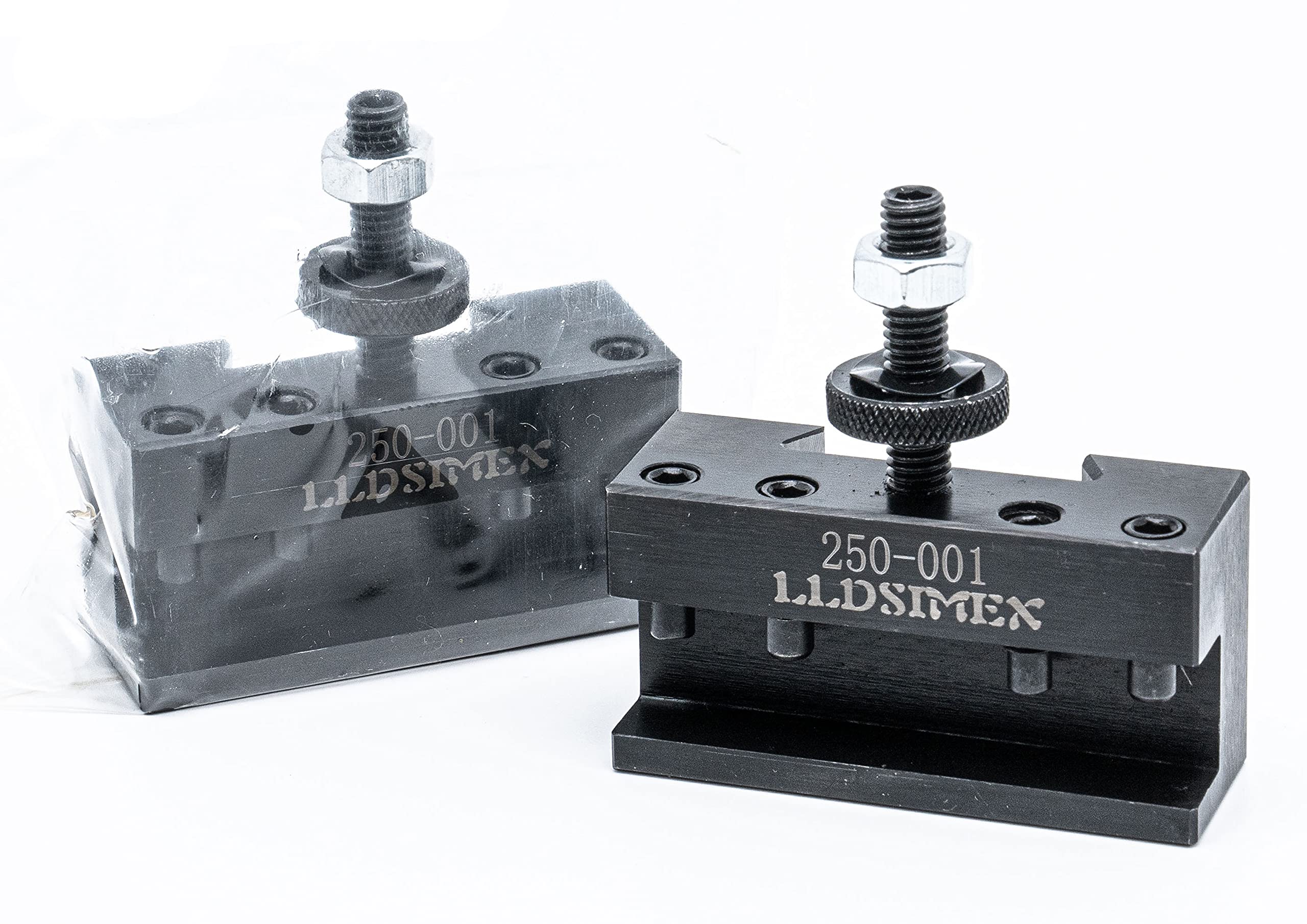 Photo 1 of LLDSIMEX 2PC SETS 250-001 0XA Quick Change Tool, Turinng Tool Holder Steel Material 1# HOLDER