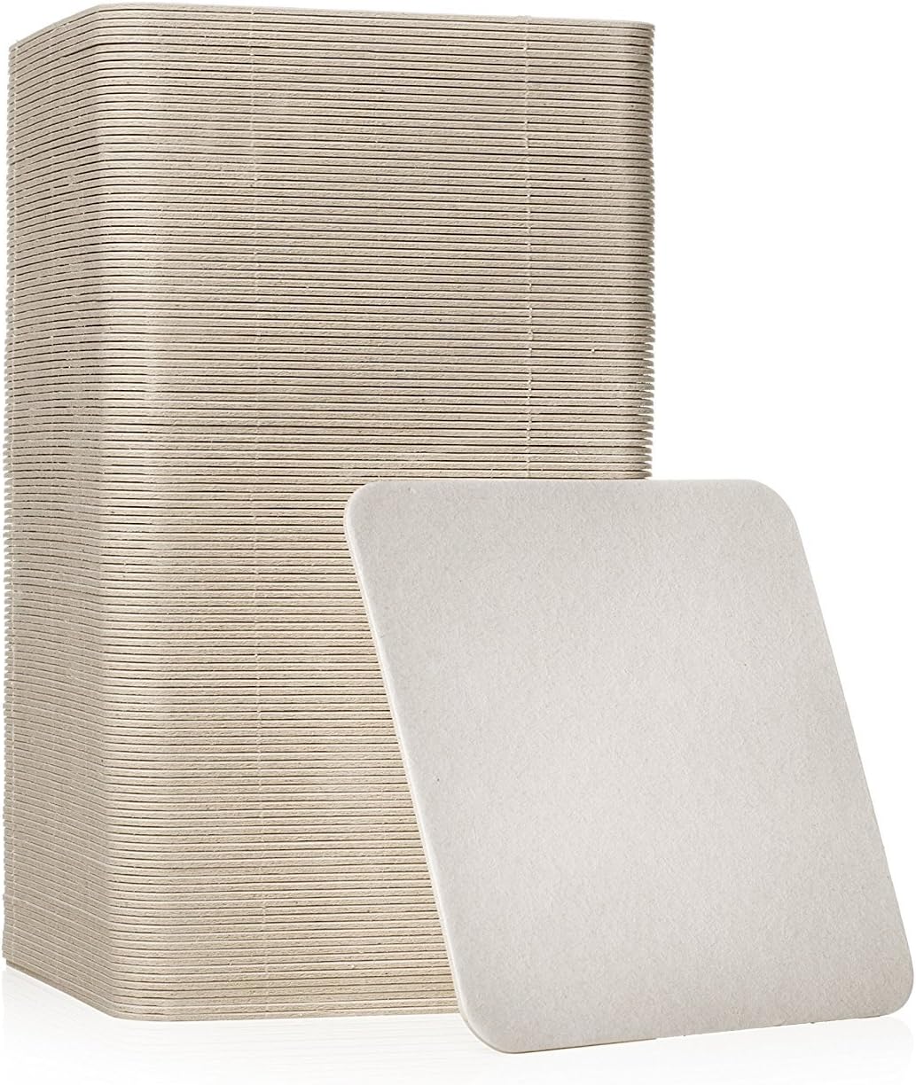 Plain White Coasters (1000, Square)