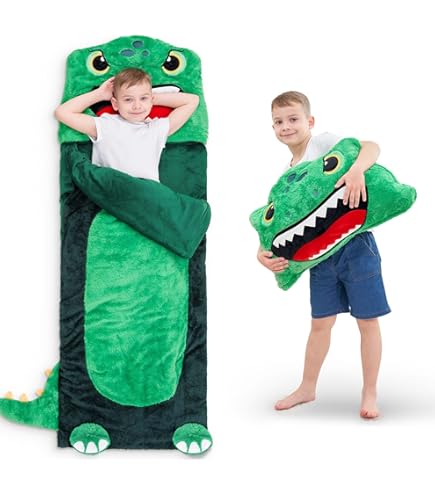 Saco De Dormir 2 En 1 Para Niños - Se Convierte En Cojín, Suave Y Esponjoso, Lavable, Tallas S/M/L Saco Dormir Infantil 2 En 1