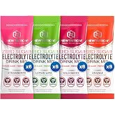 NewTrition Sugar Free Hydration Powder Packets &ndash; Electrolyte Drink Mix &ndash; No Sugar &amp; Calories, Clean Instant Hydration Packets for Energy, Recovery &amp; Performance - 24 ct