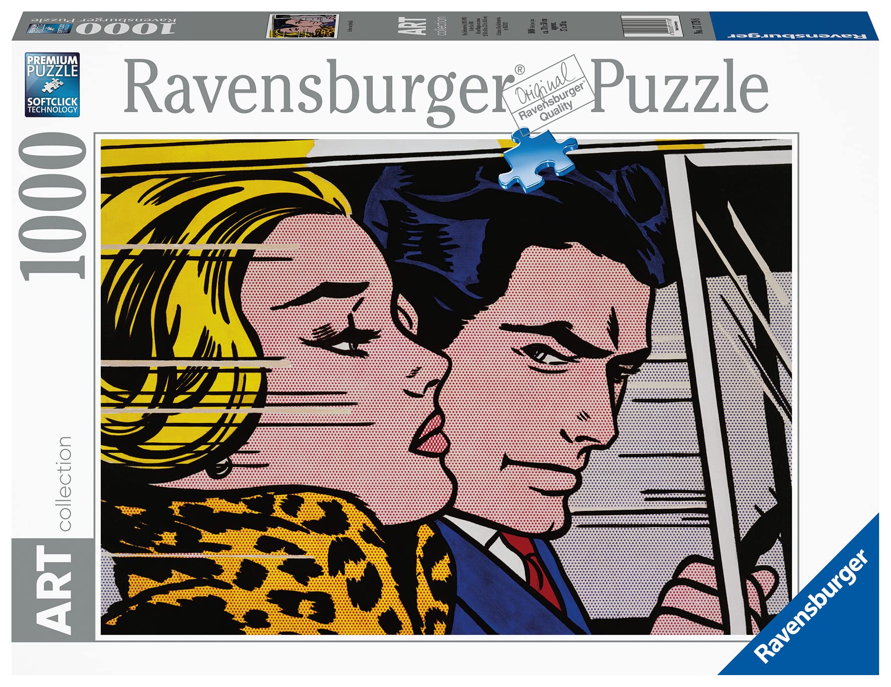 Ravensburger Lichtenstein Art Collection - Roy Lichenstein in The Car 1000 Piece Jigsaw Puzzle for Adults and Kids Age 12 Years Up