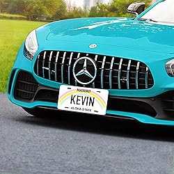 Custom Hawaii License Plate, Personalized License