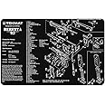 TekMat Gun Cleaning Mat for use with Beretta 92-M9 , Black