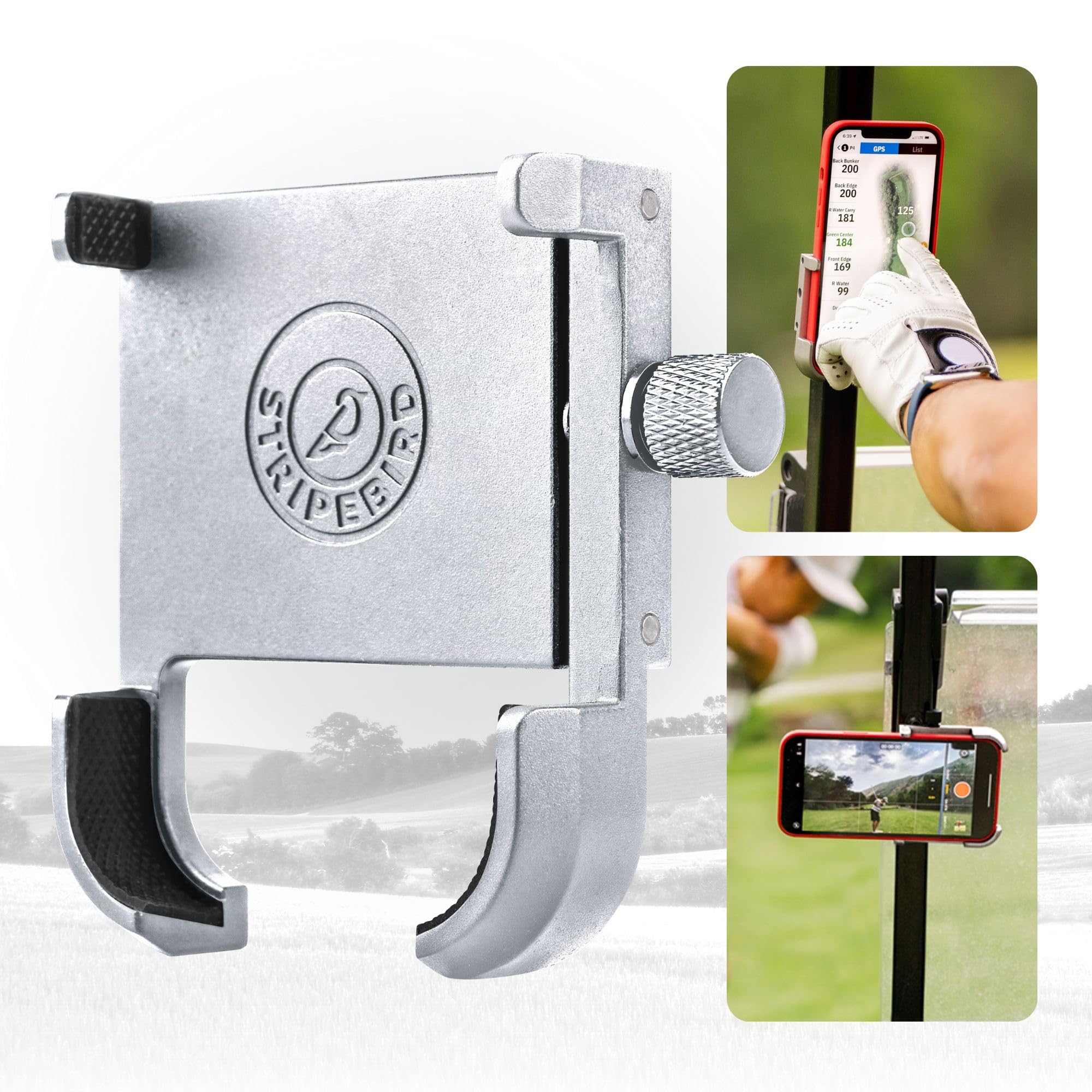 Stripebird - Original Magnetic Golf Cart Phone