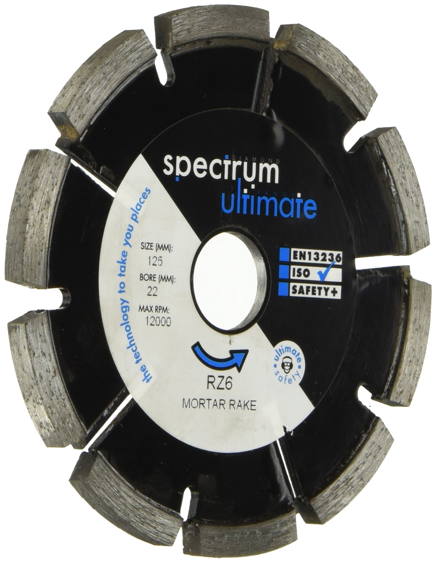 Spectrum Ultimate + Dia Blade Mortar Raking - 125/22.23mm