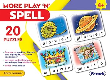 Frank More Play N Spell Puzzle For 4 Year Old Kids And Above