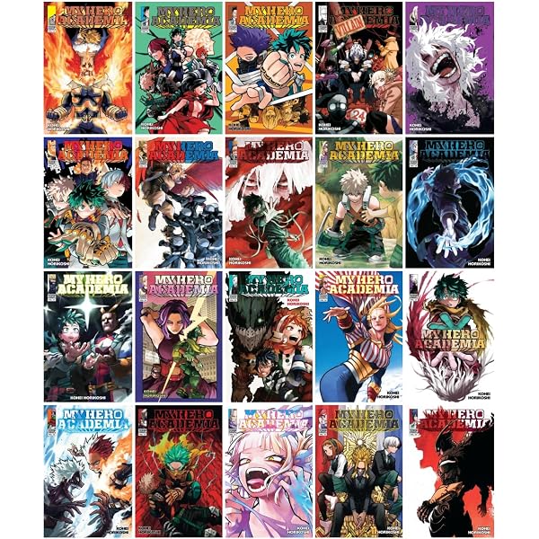 My Hero Academia Manga Box Set, Vol. 21-42 (22 Books) by Kohei
