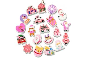 LUCLA Cute Shoe Charms for Women Men Adults, Trendy Charms for Shoe Clog Sandals Wristband Bracelet, Shoe Decorations Accessories Party Favors Birthday Gifts