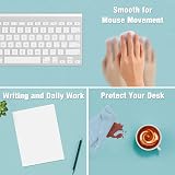 Hsurbtra Desk Pad 75 x 37 cm PU Leather Desk Mat Non-Slip Waterproof Blue view 4