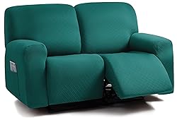 ULTICOR Squared Jacquard Design, Reclining Loveseat