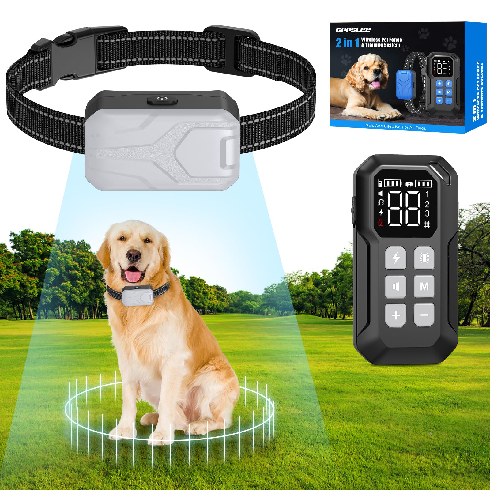 Dog Collar Invisible Fence For Dogs Amazon Wireless Dog Fence