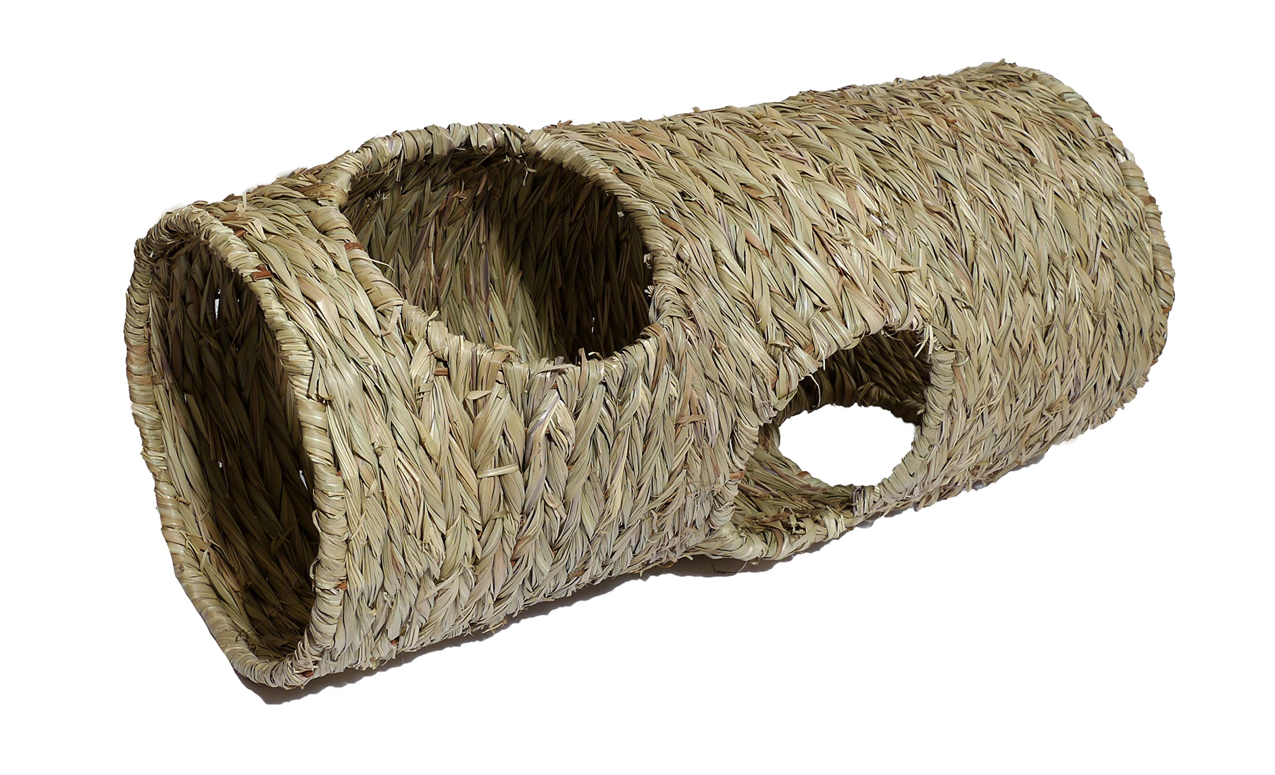 Rosewood Naturals Woven Jumbo Extra Long Play Tunnel, Small Animal Activity Toy, House and Hideout, for Rabbits, Guinea Pigs and Chinchillas, 50cm x 22cm