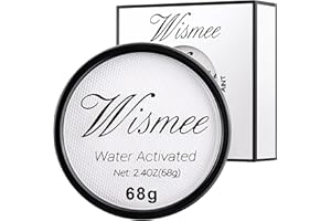 Wismee Professional Face Paint Body Paint, Water Based Body Paint Full Coverage for Adults Children Cosplay Corpse Bride SFX Costumes Festivals Makeup-White
