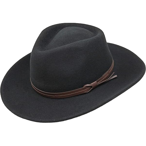 ANGELA & WILLIAM Australian Felt Fedora — Handcrafted, Wide  display picture 1