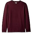 Amazon Essentials Men's Regular-Fit Crewneck T-Shirts, Long-Sleeve