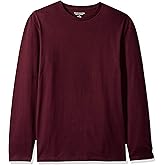 Amazon Essentials Men's Regular-Fit Crewneck Long-Sleeve T-Shirt, Casual Cotton Jersey