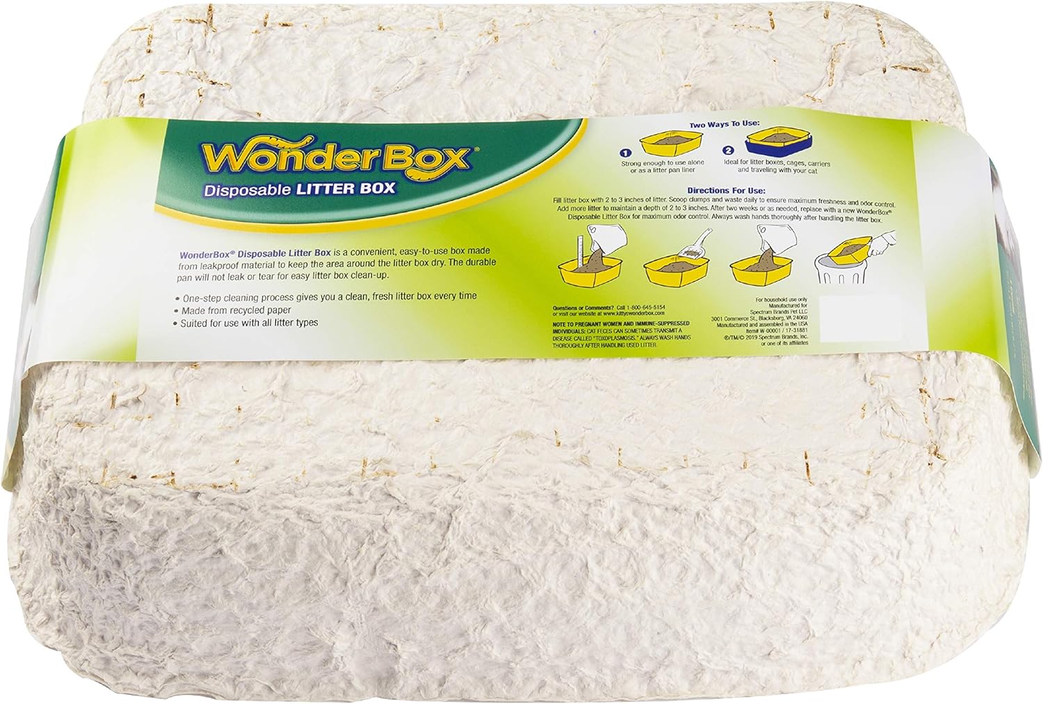 Kitty's WonderBox Disposable Litter Box, Medium, 3-Count: Pet Supplies
