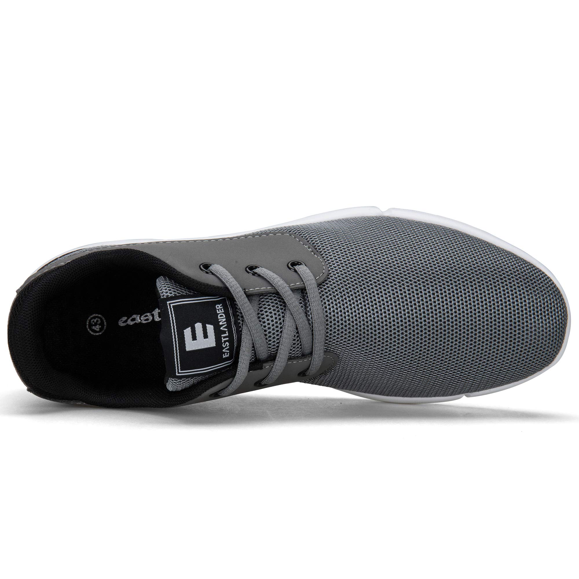 EAST LANDER Walking Shoes for Men Casual Sneakers Lightweight Athletic Shoes Lace-up Running Sports Shoes SPT001-M6-43