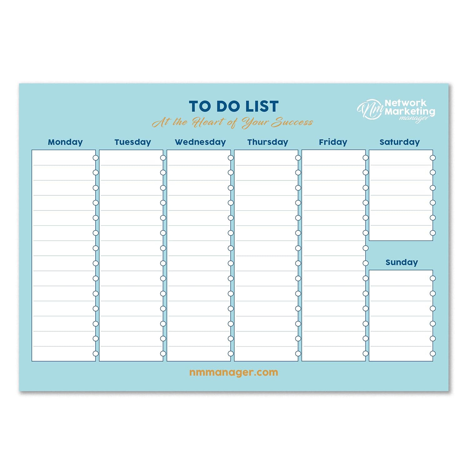 To Do List Wochenplaner: Amazon.de: Bürobedarf & Schreibwaren