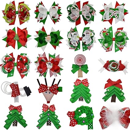 baby girl christmas bow