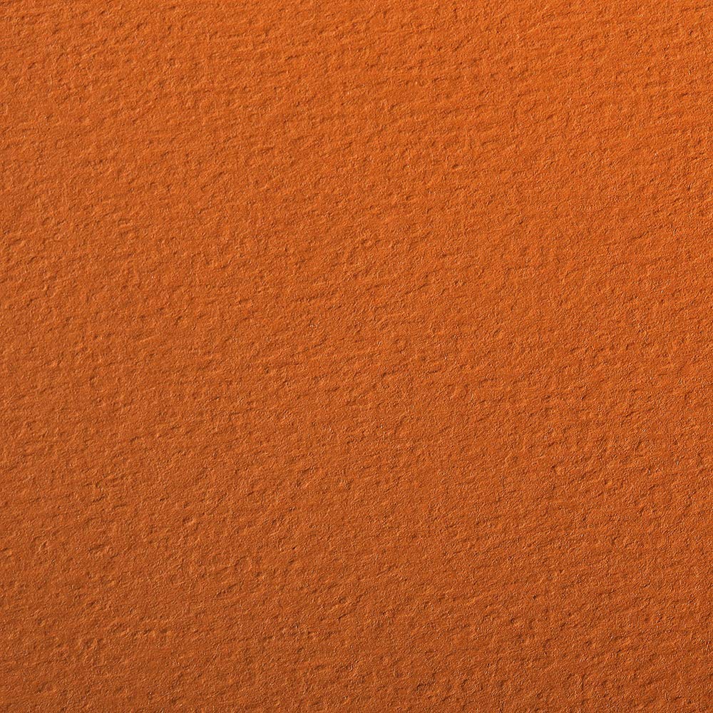 Clairefontaine - Ref 93873C - Etival Coloured Grained Drawing Paper (Pack of 25 Sheets) - A4 (29.7 x 21cm) - 160gsm Cellulose Art Paper - Orange - Acid Free, pH Neutral