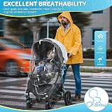 Orzbow Universal Rain Cover for Pram with Window EVA Breathable view 3