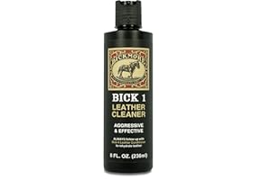 Bickmore Bick 1 Leather Cleaner 8 oz - Clean Dirt, Oil, Sweat, Salt, and Water Stains from All Colored, White, and Black Leather