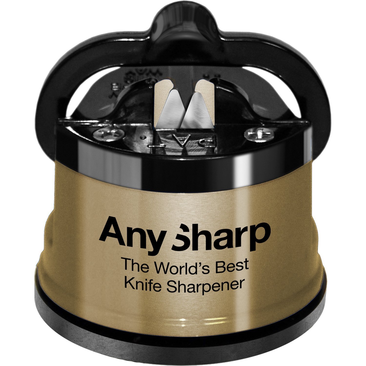 AnySharp Knife Sharpener LTD Edition Gold The World's Best As S... Free