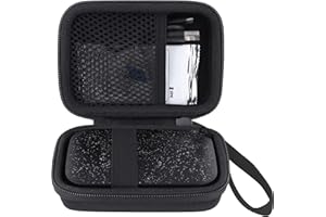 co2CREA Hard Case Replacement for HP Sprocket Portable 2x3 Instant Photo Printer (Black Noir Case)