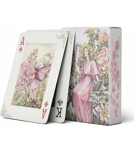 Amazon.com: FLONZGIFT Flower Fairy Playing Cards (Poker Deck 55