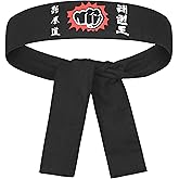 Martial Arts Headband for Karate, Taekwondo, Jiu-Jitsu, MMA &ndash; Soft &amp; Durable Fabric - One Size Fits All &ndash; 2&rdquo; x 45&rdquo;