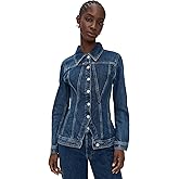 DL1961 Women's Peplum Long Sleeve Denim Jacket