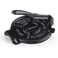 Cook N Home Tortilla Press and Pataconera, 8 inch, black
