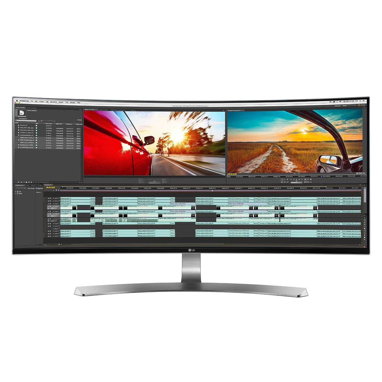 LG 34UC98 34 inch Curved Ultrawide Height Adjustable IPS Monitor (3440
