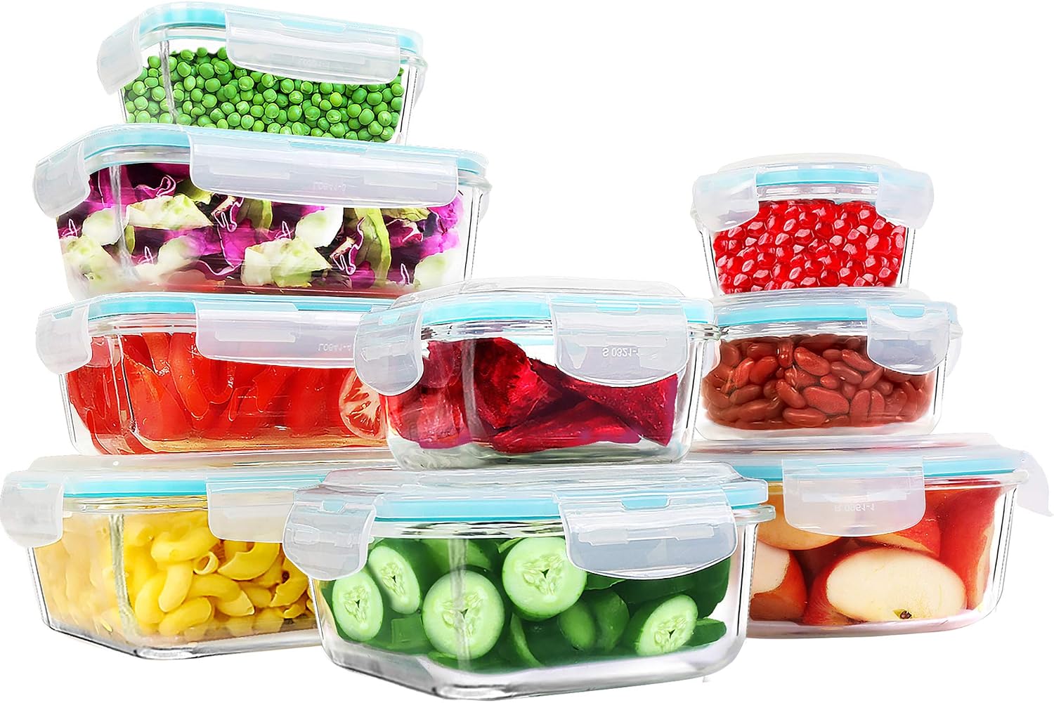 Utopia Kitchen Glass Food Storage Container Set-image