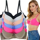 ToBeInStyle Women's Pack of 6 Classic Assorted Style Bras