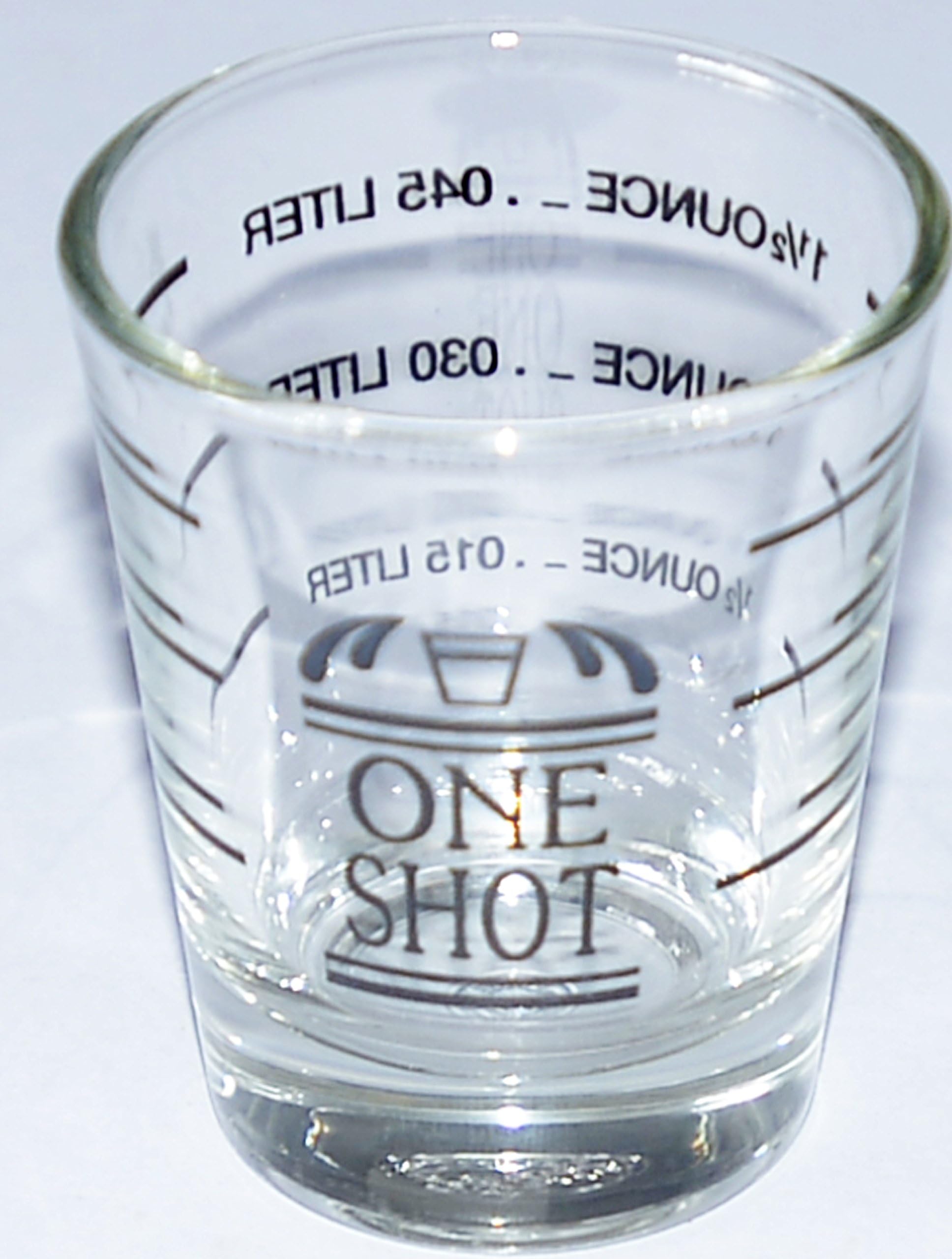 The ONE SHOT Measuring Glass (50ml Shot Glass for Measuring), Ideal for Those Small Measuring tasks in Ounces and liters
