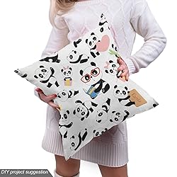 Ambesonne Animals Fabric by The Yard, Cartoon