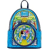 Loungefly Disney Princess Stained Glass Collection: Snow White Mini-Backpack, Amazon Exclusive