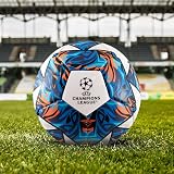 Hy-Pro UEFA Champions League Football Size 5 Official Licensed Blue Orange view 3