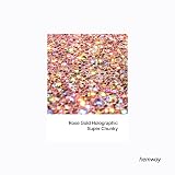 Hemway Holographic Rose Gold Glitter Shaker 130g 1/8 Inch Flakes view 2