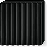 Staedtler 8020-9 Fimo Soft Oven-Hardening Clay Black 57g Block view 2